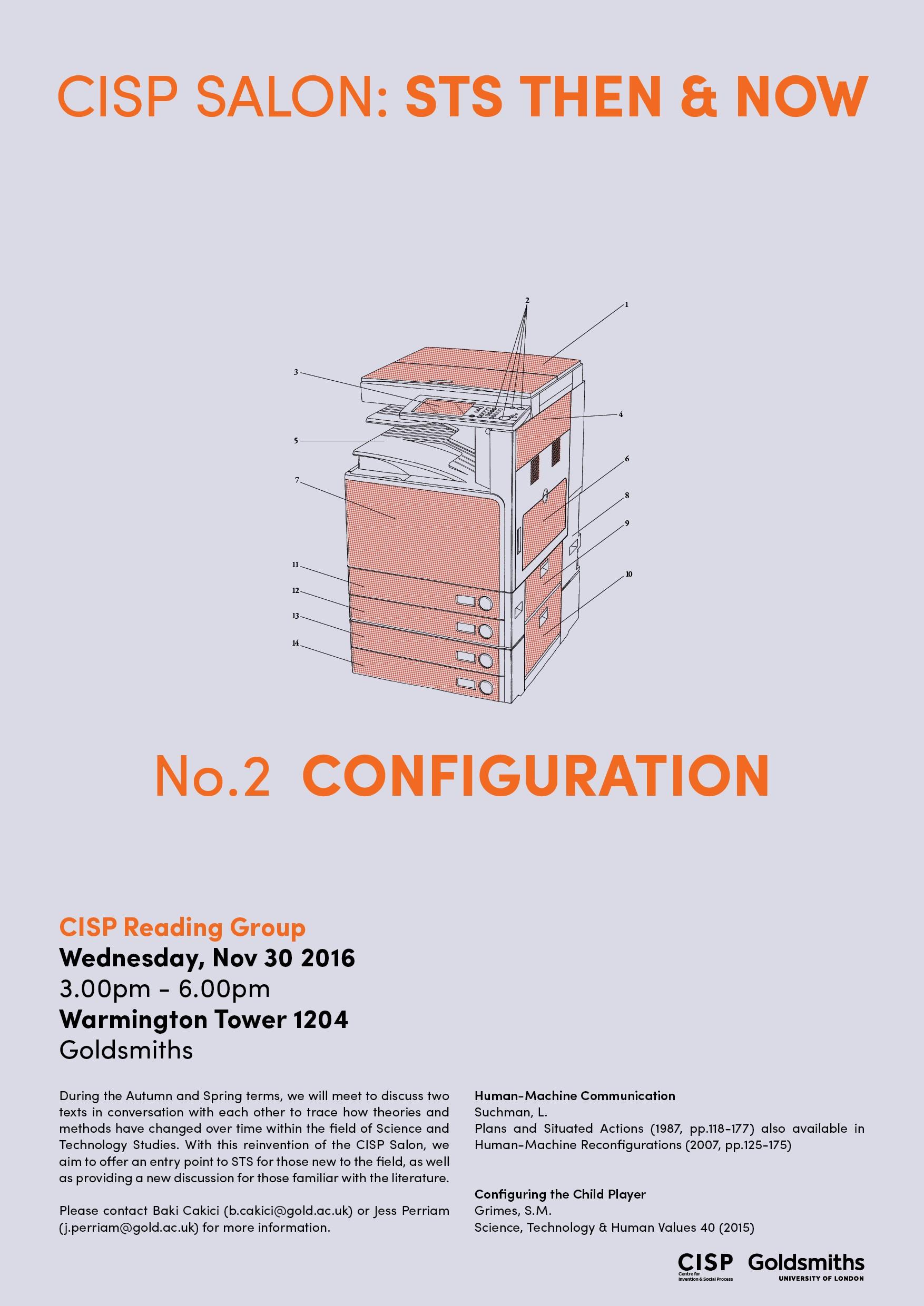 CISP Salon 2016/17: Configuration