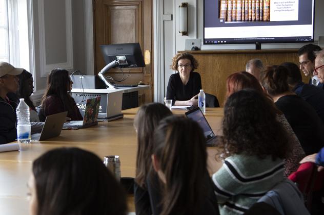 Law guest speaker Jessica Simor KC discusses a topical legal issue